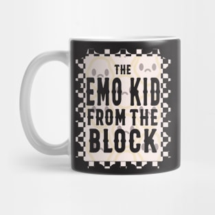 The Emo Kid From The Block Sad Face Mug